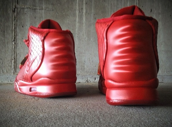 Nike Air Yeezy 2 Red October Customs Mache 02