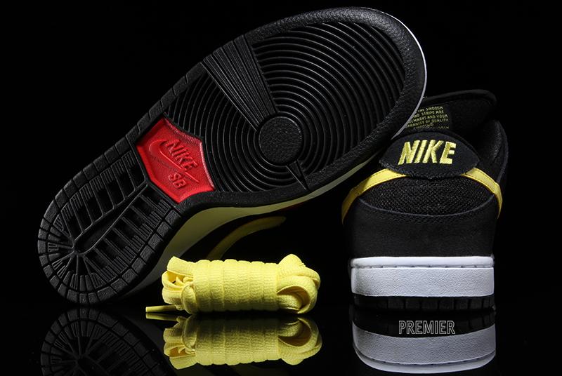 Nike Sb Dunk Low Black University Red Sonic Yellow 05