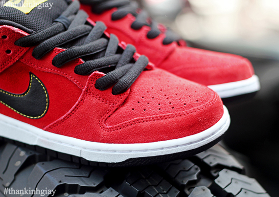 Nike Sb Dunk Low Red Firecracker 11