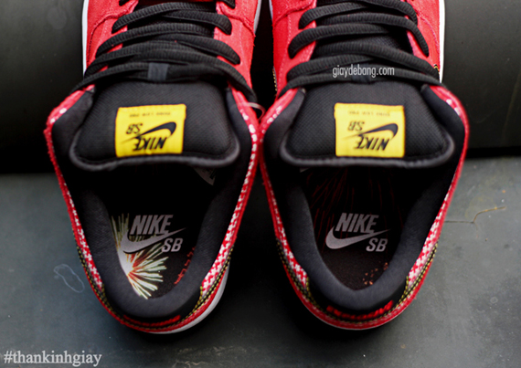 Nike Sb Dunk Low Red Firecracker 9