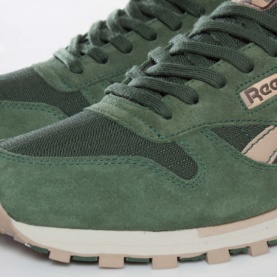 Reebok Classic Leather Utility Green 06