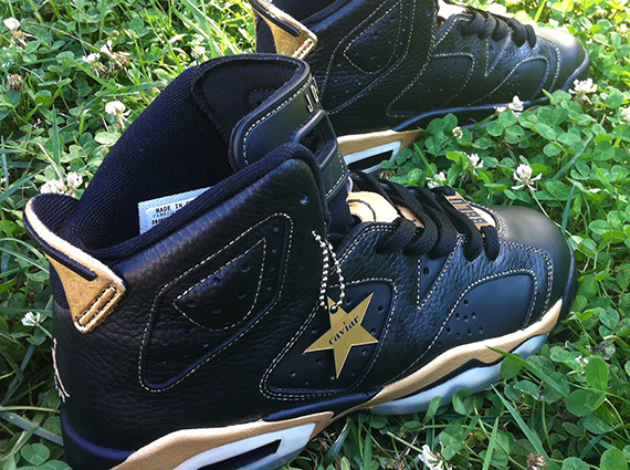 Air Jordan VI "Caviar Blaque" by District Customs