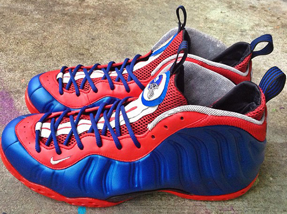 Foamposite One New York Giants Noldocustoms 1