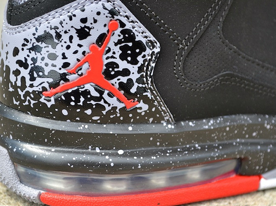 Jordan Flight Origin - Black - Fire Red - Cement Grey