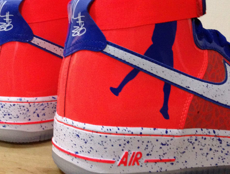 Nike Air Force 1 High Sheed "Roscoe" - Total Crimson