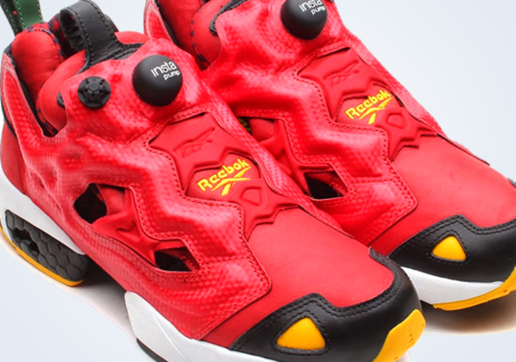 Reebok Insta Pump Fury - Excellent Red - Black - Nuclear Yellow