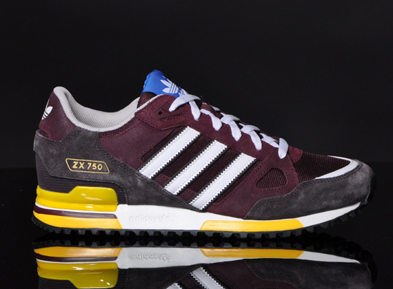 Adidas Zx 750 Light Maroon Night Burgundy 1