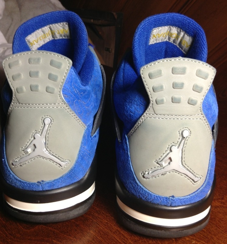 Air Jordan Iv Blue Laser Sample On Ebay 05