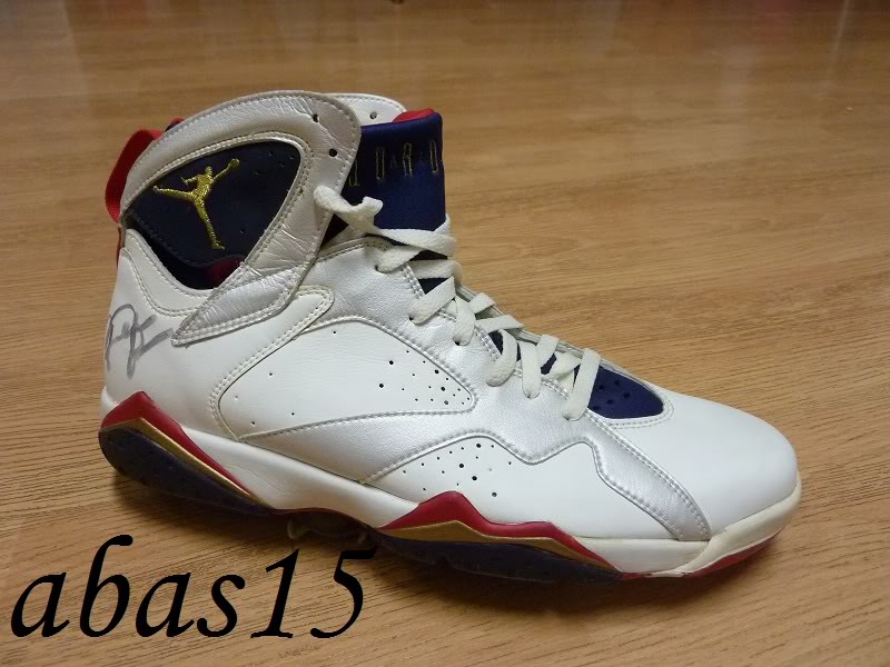 Air Jordan Vii Oylmpics Autographed 01