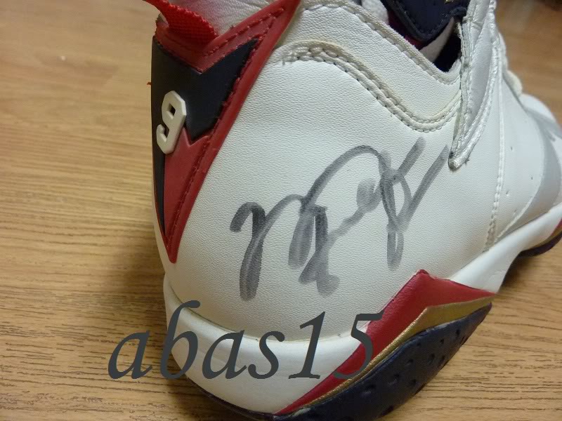 Air Jordan Vii Oylmpics Autographed 04