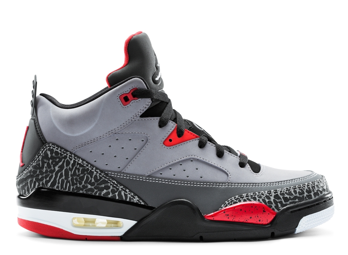 Jordan Son Of Mars Low Cement Grey Black Fire Red