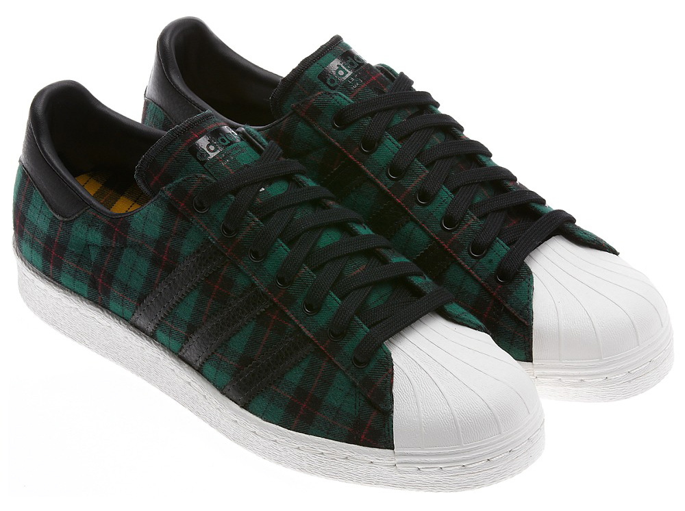 Adidas Superstar 80s Tartan Plaid Pack 8