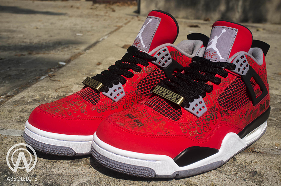 Air Jordan Iv Corporate Got Em Laser Customs By Absoleute 4