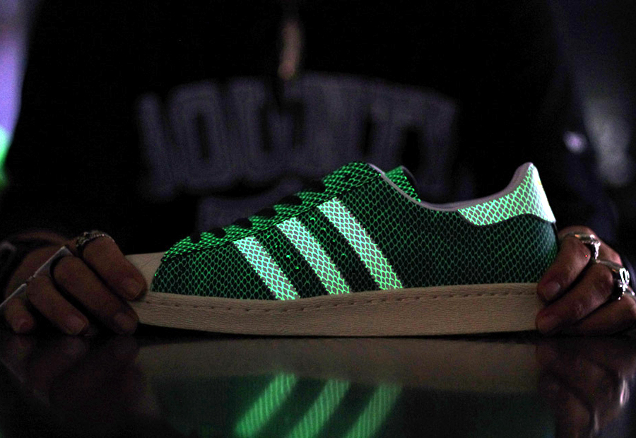 atmos x adidas Originals Superstar 80s "Glow Snake"
