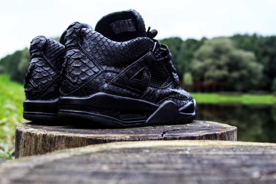 Black Python Air Jordan Iv 01