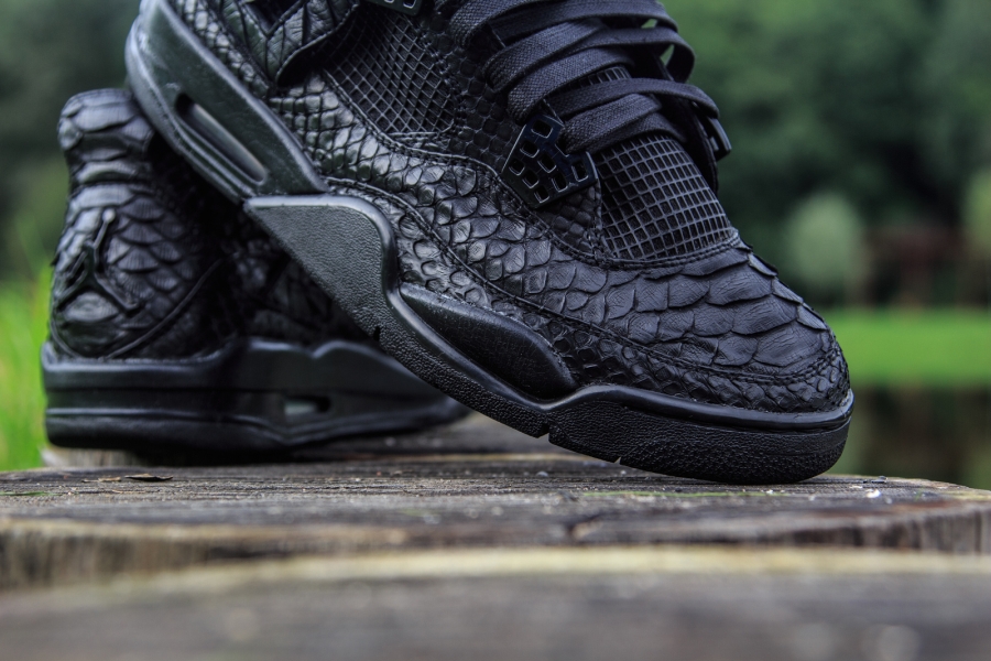 Black Python Air Jordan Iv 04