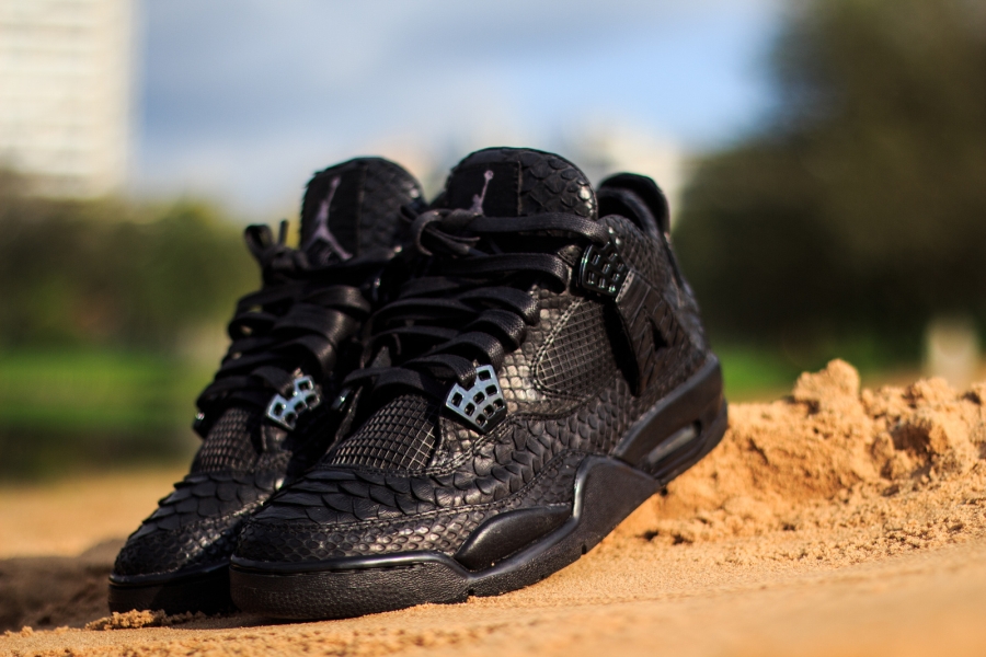 Black Python Air Jordan Iv 12