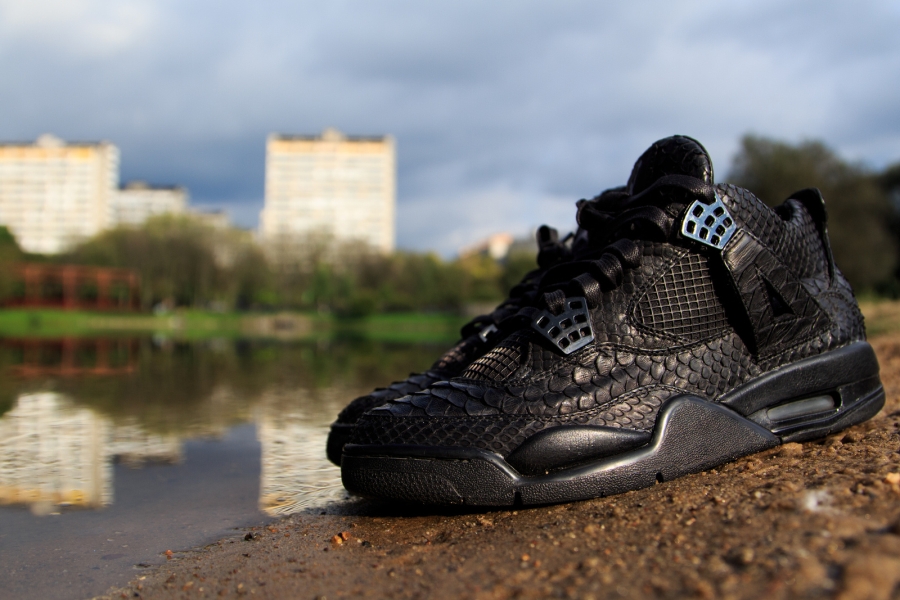 Black Python Air Jordan Iv 13