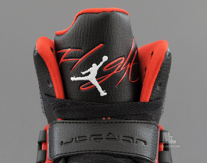 Jordan Flight 45 High Black Red Grey 3