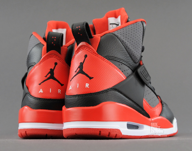 Jordan Flight 45 High Black Red Grey 7