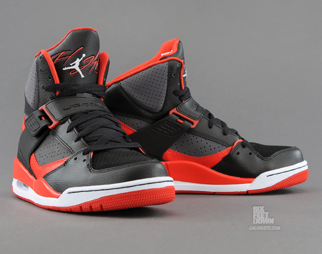 Jordan Flight 45 High Black Red Grey 9