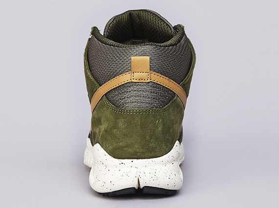 Nike Dunk High Oms Olive Gold 4