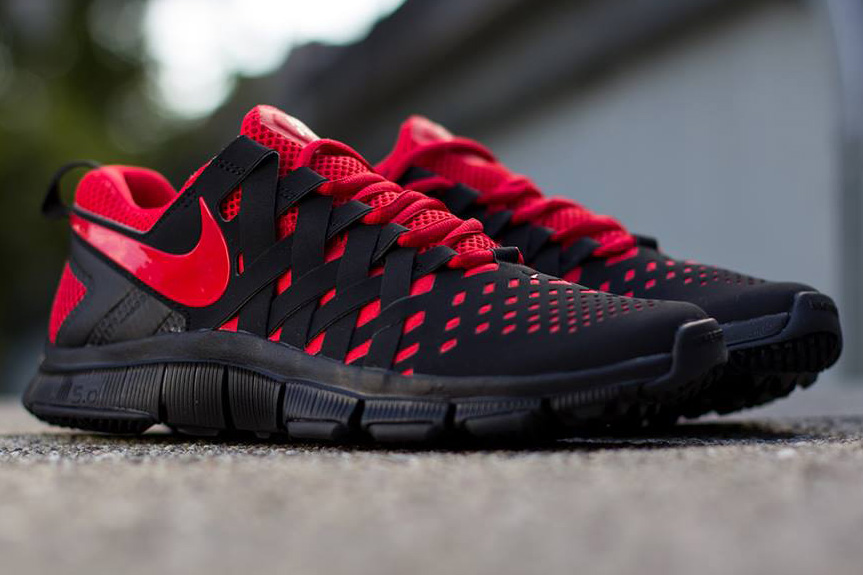 Nike Free Trainer 5 Nrg Black University Red 2