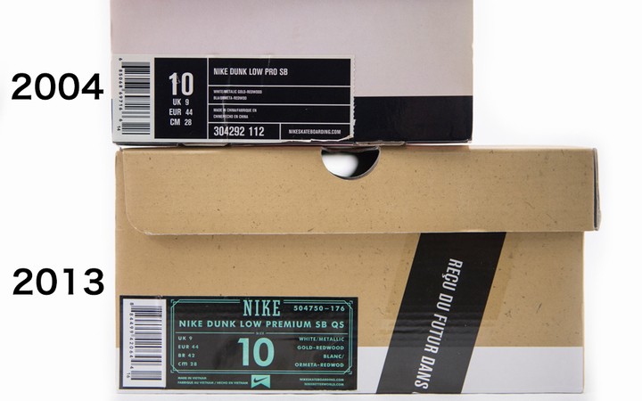 Nike Sb Dunk Low Shanghai 2004 2013 Comparison 34