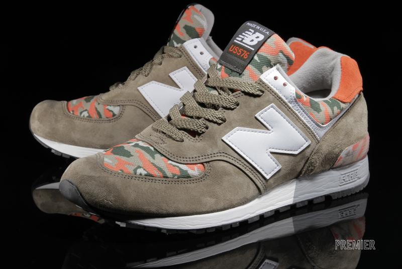 New Balance 576 Camo Olive Orange 05
