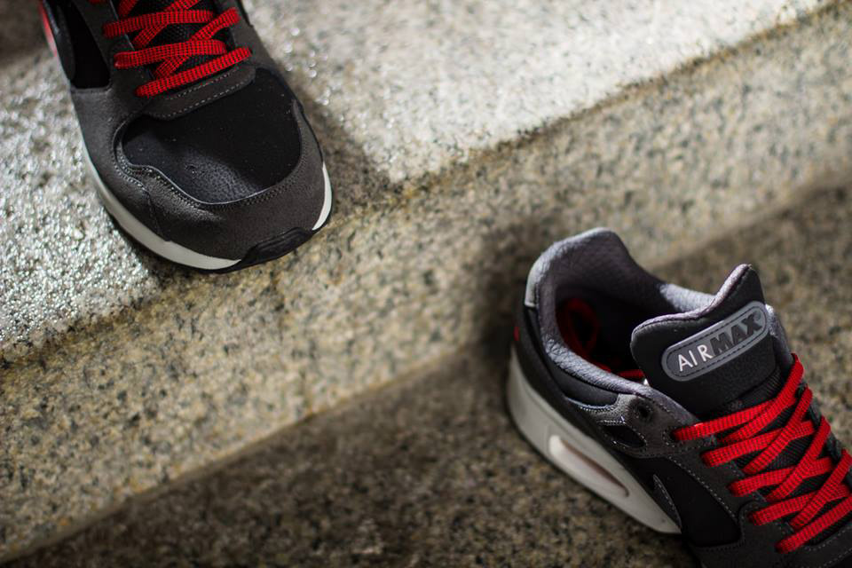 Nike Air Max Coliseum Racer Black Red Grey 2