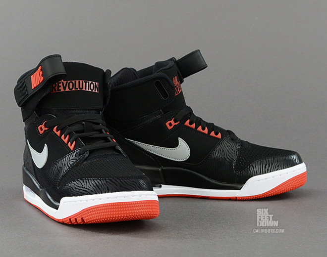 Nike Air Revolution Black Zebra University Red 01