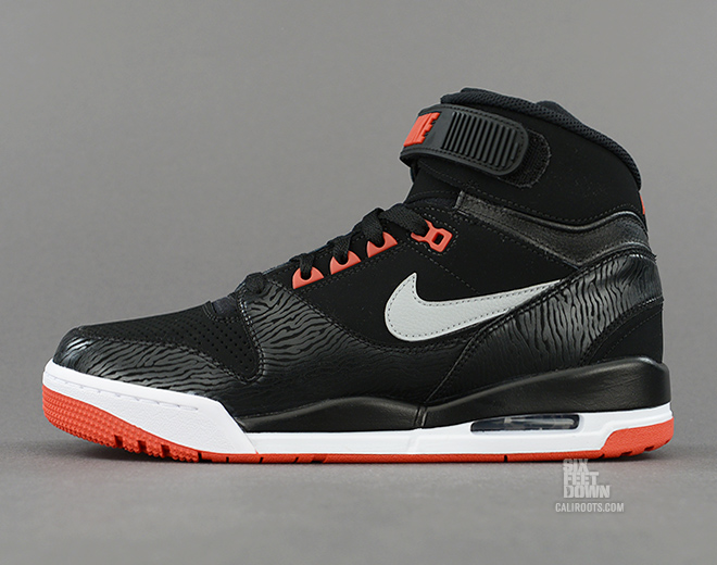 Nike Air Revolution Black Zebra University Red 02