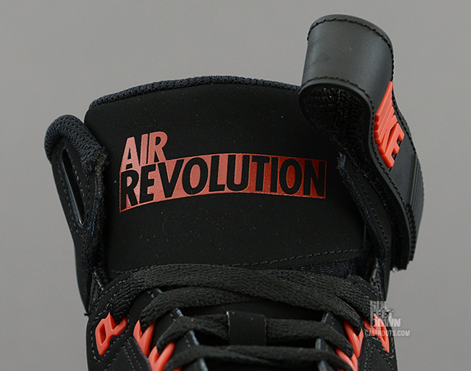 Nike Air Revolution Black Zebra University Red 05