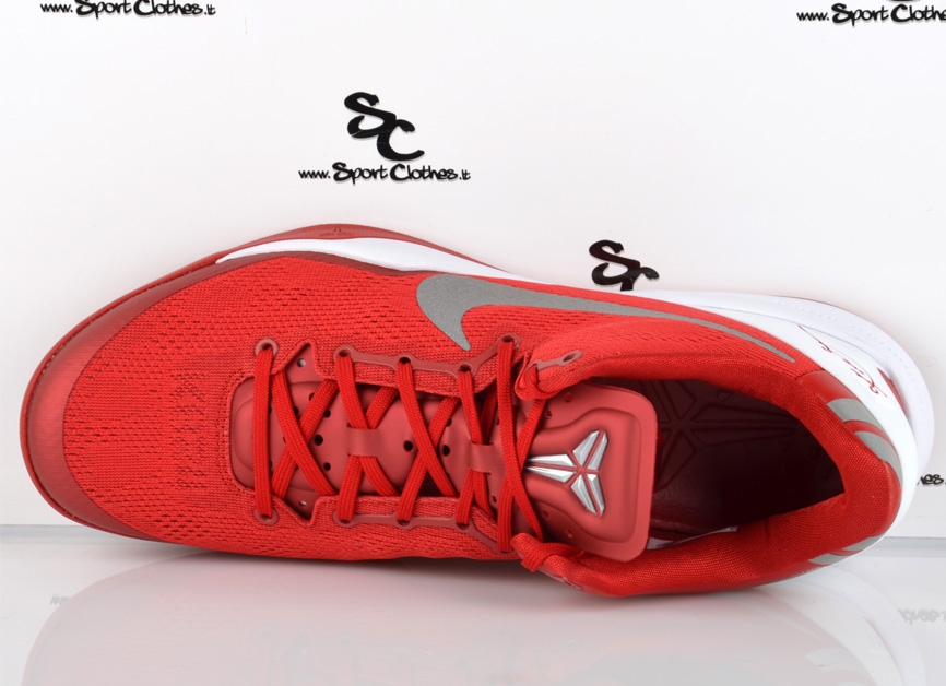 Nike Kobe 8 Tb Red White Silver 06