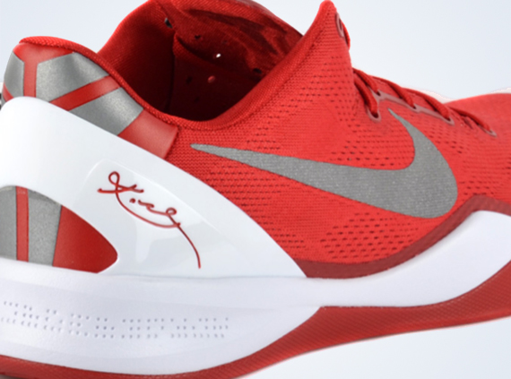 Nike Kobe 8 TB – Red – White – Silver