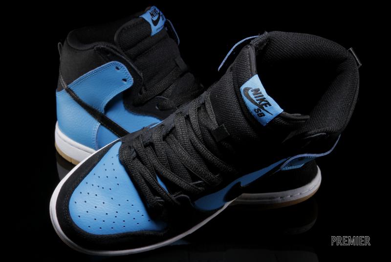 Nike Sb Dunk High Blue Hero Black Gum Light Brown 1