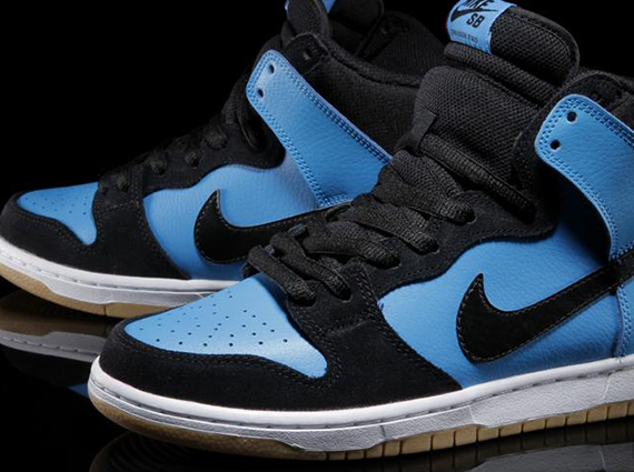 Nike SB Dunk High - Blue Hero - Black - Gum Light Brown