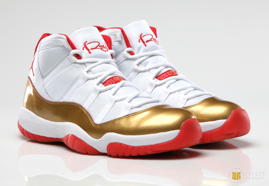 Sn Select Air Jordan Xi Ray Allen Championship Pe 2