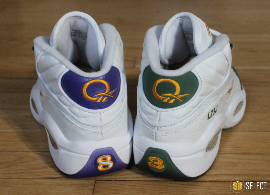 Sn Select Reebok Question Lost Pes Lebron Kobe 6
