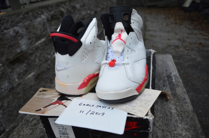 Air Jordan 6 Og White Infrared On Ebay 04