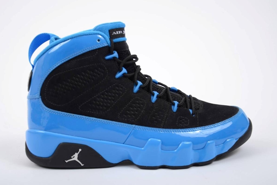 Air Jordan 9 Photo Blue Black Sample Ebay 08