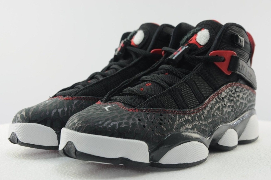 Jordan 6 Rings Gs Elephant Black Gym Red 06