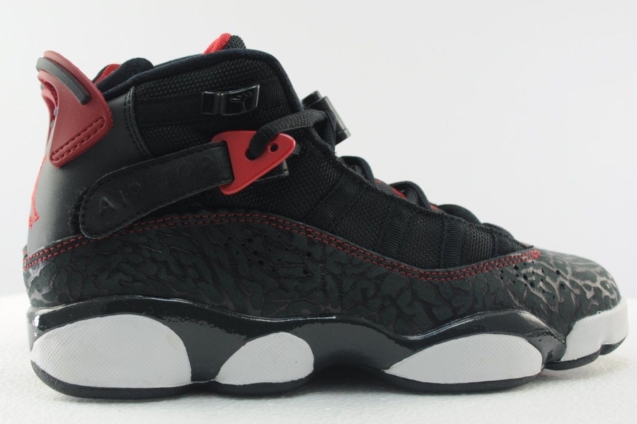 Jordan 6 Rings Gs Elephant Black Gym Red 09
