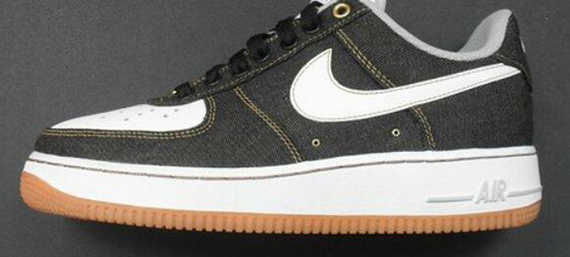 Nike Air Force 1 Low Black Denim 1