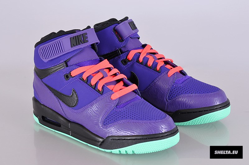 Nike Air Revolution Electric Purple Black Green Glow Atomic Red 04