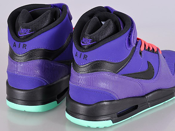 Nike Air Revolution - Electric Purple - Black - Green Glow - Atomic Red
