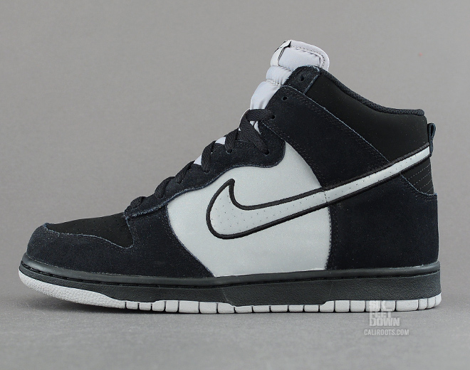 Nike Dunk High Black Reflective Silver 02