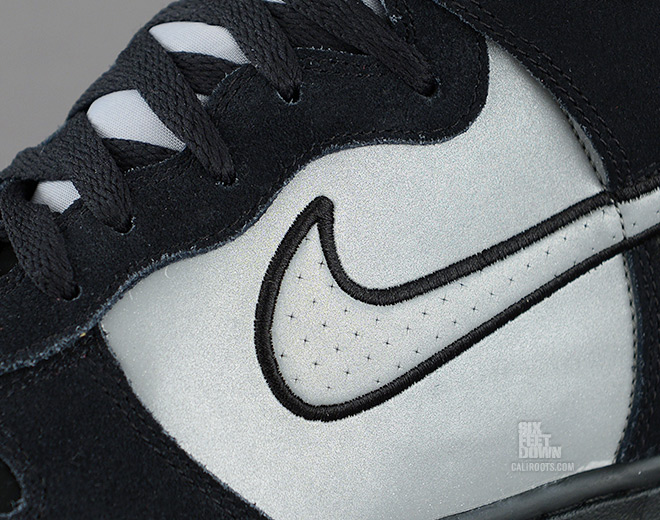 Nike Dunk High Black Reflective Silver 04