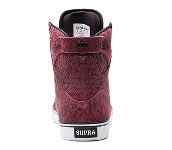 Supra Skytop Burgundy Suede 3