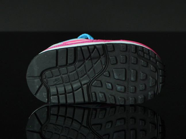 Nike Air Max 1 Td Vivid Blue Vivid Pink Wlf Grey 3